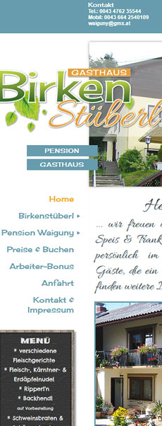 Birkenstüberl & Pension Waiguny