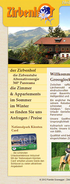 Zirbenhof Heiligenblut